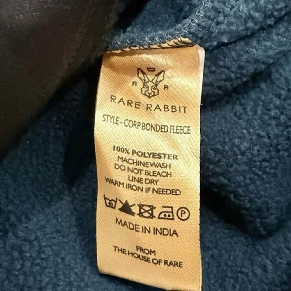 Rare Rabbit Men's Bonded Fleece Jacket
Size XL - Picture 6 of 10